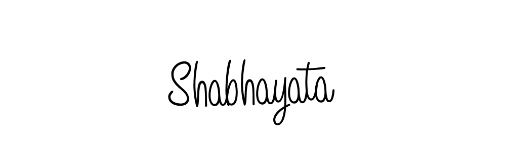 How to make Shabhayata name signature. Use Angelique-Rose-font-FFP style for creating short signs online. This is the latest handwritten sign. Shabhayata signature style 5 images and pictures png