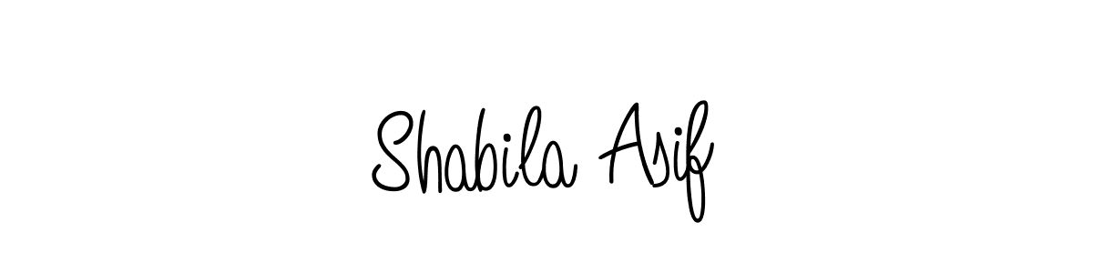 It looks lik you need a new signature style for name Shabila Asif. Design unique handwritten (Angelique-Rose-font-FFP) signature with our free signature maker in just a few clicks. Shabila Asif signature style 5 images and pictures png