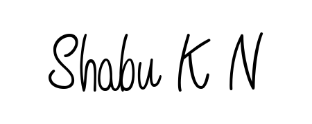 A stylish, flowing autograph style designed for name Shabu K N using Angelique-Rose-font-FFP typography. Perfect for digital creative projects. Shabu K N signature style 5 images and pictures png