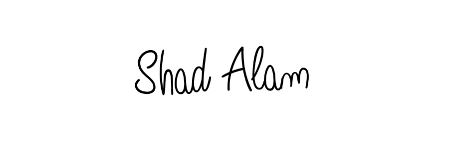 Shad Alam stylish signature style. Best Handwritten Sign (Angelique-Rose-font-FFP) for my name. Handwritten Signature Collection Ideas for my name Shad Alam. Shad Alam signature style 5 images and pictures png