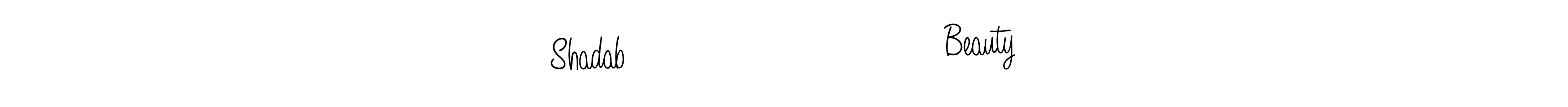 Similarly Angelique-Rose-font-FFP is the best handwritten signature design. Signature creator online .You can use it as an online autograph creator for name Shadab                                Beauty. Shadab                                Beauty signature style 5 images and pictures png