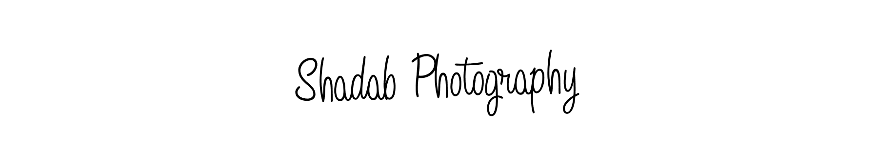 Make a beautiful signature design for name Shadab Photography. With this signature (Angelique-Rose-font-FFP) style, you can create a handwritten signature for free. Shadab Photography signature style 5 images and pictures png