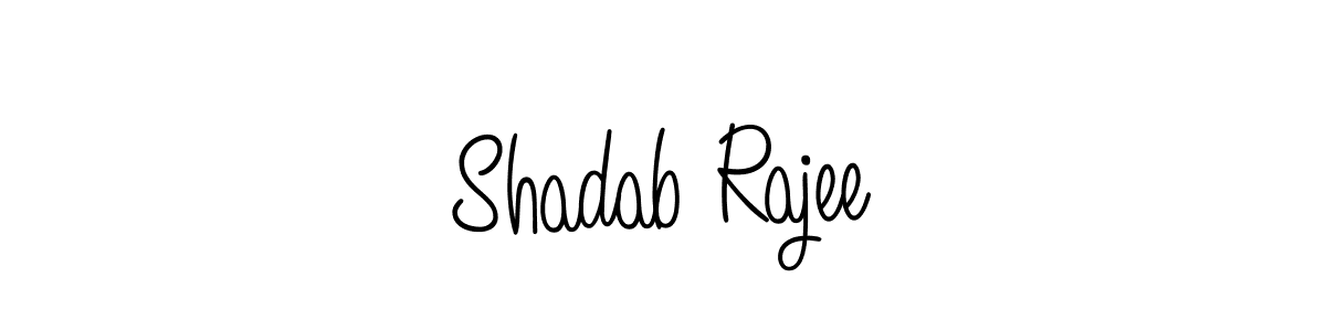 How to make Shadab Rajee signature? Angelique-Rose-font-FFP is a professional autograph style. Create handwritten signature for Shadab Rajee name. Shadab Rajee signature style 5 images and pictures png