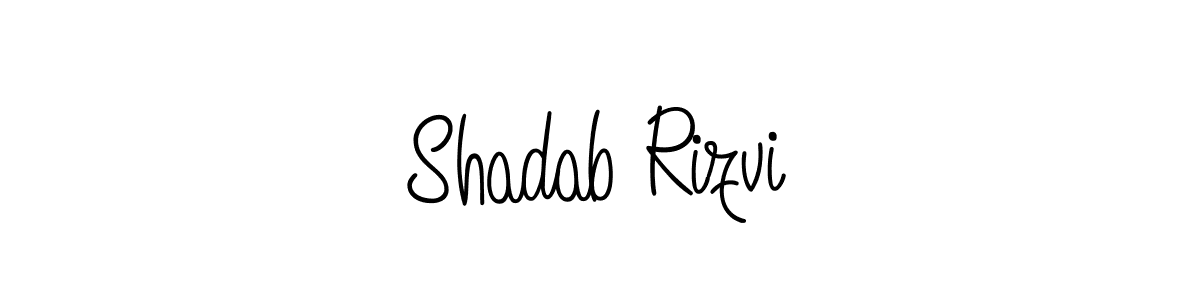 Check out images of Autograph of Shadab Rizvi name. Actor Shadab Rizvi Signature Style. Angelique-Rose-font-FFP is a professional sign style online. Shadab Rizvi signature style 5 images and pictures png