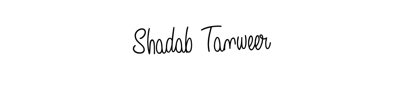 Design your own signature with our free online signature maker. With this signature software, you can create a handwritten (Angelique-Rose-font-FFP) signature for name Shadab Tanweer. Shadab Tanweer signature style 5 images and pictures png