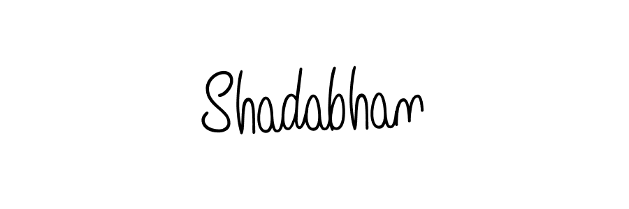 Shadabhan stylish signature style. Best Handwritten Sign (Angelique-Rose-font-FFP) for my name. Handwritten Signature Collection Ideas for my name Shadabhan. Shadabhan signature style 5 images and pictures png