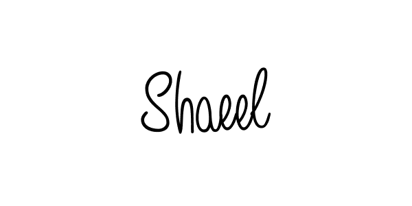 Create a beautiful signature design for name Shaeel. With this signature (Angelique-Rose-font-FFP) fonts, you can make a handwritten signature for free. Shaeel signature style 5 images and pictures png