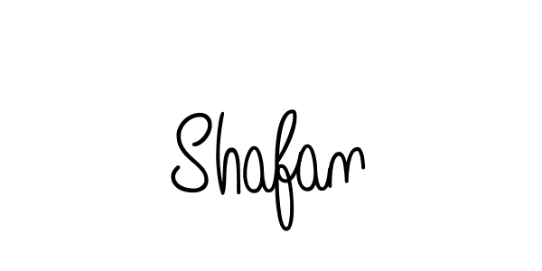 You should practise on your own different ways (Angelique-Rose-font-FFP) to write your name (Shafan) in signature. don't let someone else do it for you. Shafan signature style 5 images and pictures png