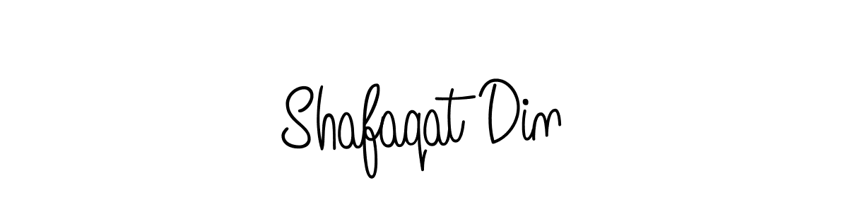 Design your own signature with our free online signature maker. With this signature software, you can create a handwritten (Angelique-Rose-font-FFP) signature for name Shafaqat Din. Shafaqat Din signature style 5 images and pictures png