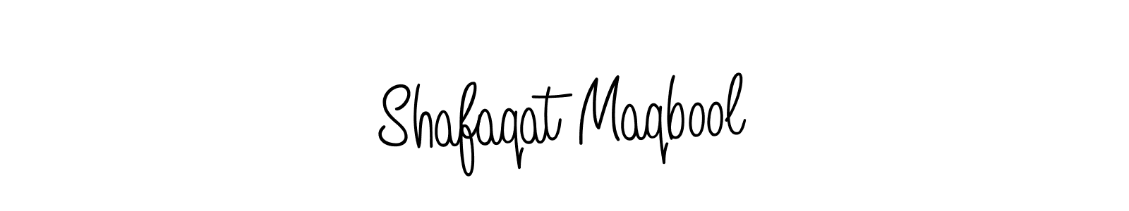 Also we have Shafaqat Maqbool name is the best signature style. Create professional handwritten signature collection using Angelique-Rose-font-FFP autograph style. Shafaqat Maqbool signature style 5 images and pictures png