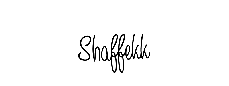 Design your own signature with our free online signature maker. With this signature software, you can create a handwritten (Angelique-Rose-font-FFP) signature for name Shaffekk. Shaffekk signature style 5 images and pictures png