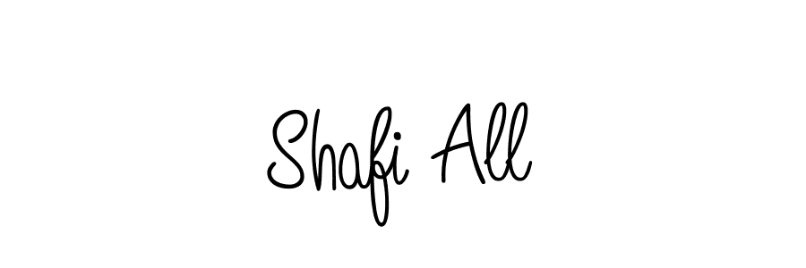 You should practise on your own different ways (Angelique-Rose-font-FFP) to write your name (Shafi All) in signature. don't let someone else do it for you. Shafi All signature style 5 images and pictures png