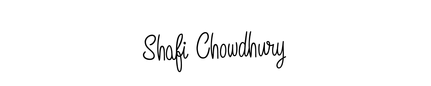 How to make Shafi Chowdhury name signature. Use Angelique-Rose-font-FFP style for creating short signs online. This is the latest handwritten sign. Shafi Chowdhury signature style 5 images and pictures png