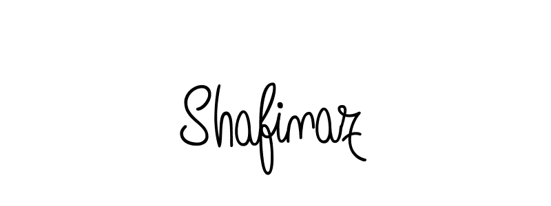 You should practise on your own different ways (Angelique-Rose-font-FFP) to write your name (Shafinaz) in signature. don't let someone else do it for you. Shafinaz signature style 5 images and pictures png