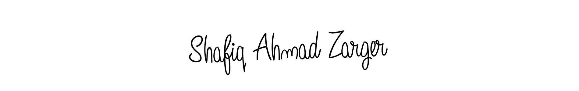 Make a beautiful signature design for name Shafiq Ahmad Zarger. Use this online signature maker to create a handwritten signature for free. Shafiq Ahmad Zarger signature style 5 images and pictures png