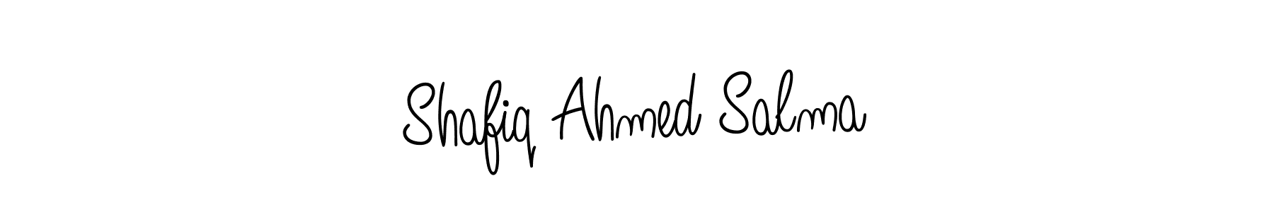 Make a beautiful signature design for name Shafiq Ahmed Salma. With this signature (Angelique-Rose-font-FFP) style, you can create a handwritten signature for free. Shafiq Ahmed Salma signature style 5 images and pictures png