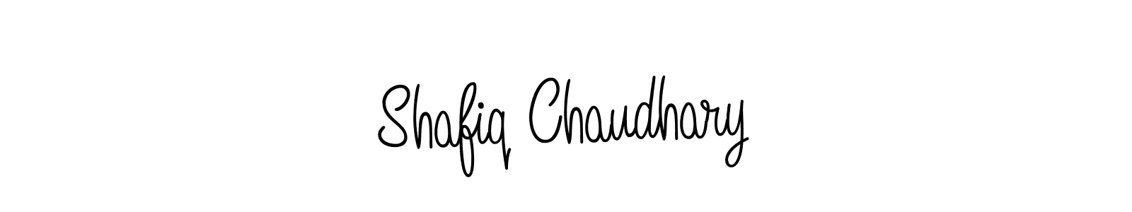 Shafiq Chaudhary stylish signature style. Best Handwritten Sign (Angelique-Rose-font-FFP) for my name. Handwritten Signature Collection Ideas for my name Shafiq Chaudhary. Shafiq Chaudhary signature style 5 images and pictures png