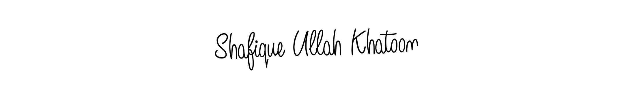 Here are the top 10 professional signature styles for the name Shafique Ullah Khatoon. These are the best autograph styles you can use for your name. Shafique Ullah Khatoon signature style 5 images and pictures png