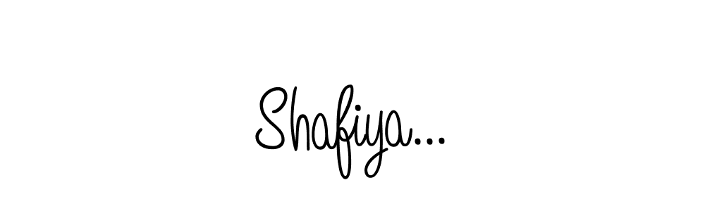 You should practise on your own different ways (Angelique-Rose-font-FFP) to write your name (Shafiya...) in signature. don't let someone else do it for you. Shafiya... signature style 5 images and pictures png