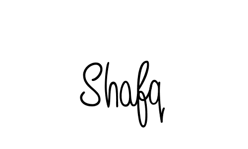 How to make Shafq name signature. Use Angelique-Rose-font-FFP style for creating short signs online. This is the latest handwritten sign. Shafq signature style 5 images and pictures png