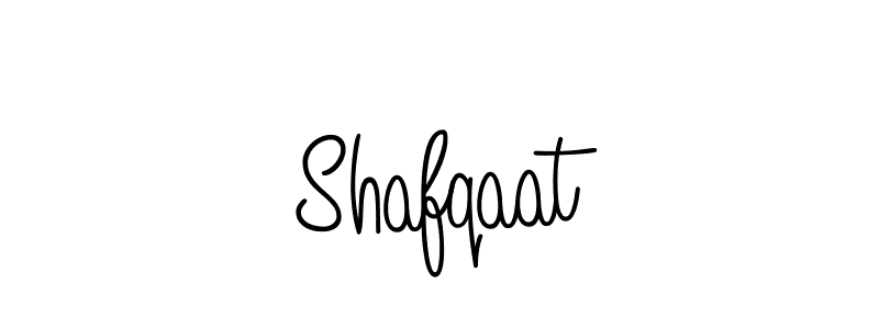 Make a beautiful signature design for name Shafqaat. With this signature (Angelique-Rose-font-FFP) style, you can create a handwritten signature for free. Shafqaat signature style 5 images and pictures png