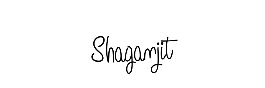 Make a beautiful signature design for name Shaganjit. With this signature (Angelique-Rose-font-FFP) style, you can create a handwritten signature for free. Shaganjit signature style 5 images and pictures png