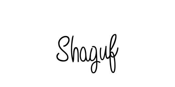 Make a beautiful signature design for name Shaguf. With this signature (Angelique-Rose-font-FFP) style, you can create a handwritten signature for free. Shaguf signature style 5 images and pictures png