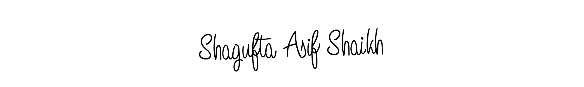 This is the best signature style for the Shagufta Asif Shaikh name. Also you like these signature font (Angelique-Rose-font-FFP). Mix name signature. Shagufta Asif Shaikh signature style 5 images and pictures png