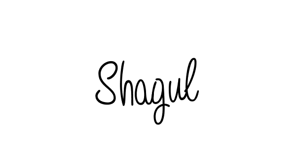 The best way (Angelique-Rose-font-FFP) to make a short signature is to pick only two or three words in your name. The name Shagul include a total of six letters. For converting this name. Shagul signature style 5 images and pictures png
