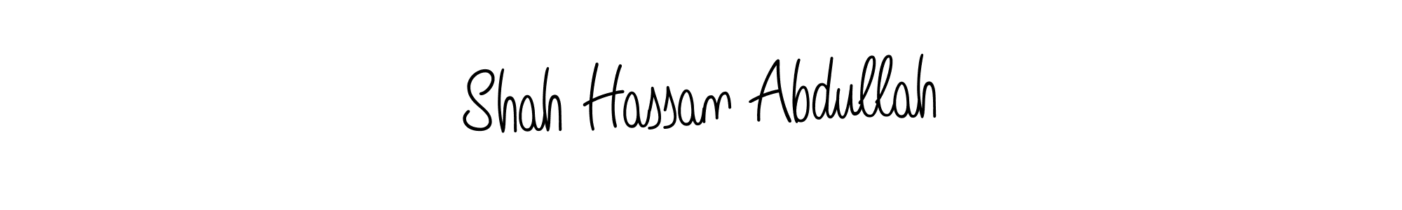 Make a short Shah Hassan Abdullah signature style. Manage your documents anywhere anytime using Angelique-Rose-font-FFP. Create and add eSignatures, submit forms, share and send files easily. Shah Hassan Abdullah signature style 5 images and pictures png