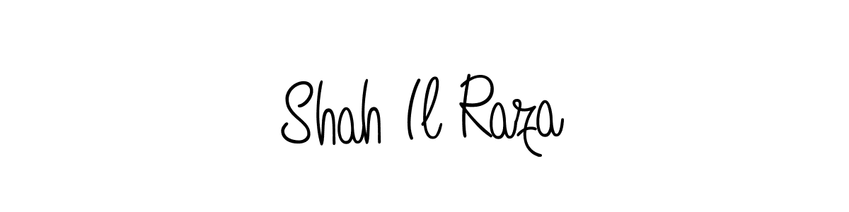 How to make Shah Il Raza name signature. Use Angelique-Rose-font-FFP style for creating short signs online. This is the latest handwritten sign. Shah Il Raza signature style 5 images and pictures png