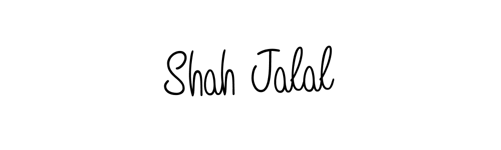 How to make Shah Jalal name signature. Use Angelique-Rose-font-FFP style for creating short signs online. This is the latest handwritten sign. Shah Jalal signature style 5 images and pictures png