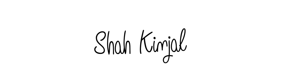 How to make Shah Kinjal signature? Angelique-Rose-font-FFP is a professional autograph style. Create handwritten signature for Shah Kinjal name. Shah Kinjal signature style 5 images and pictures png