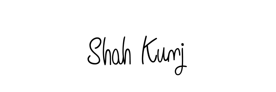 Create a beautiful signature design for name Shah Kunj. With this signature (Angelique-Rose-font-FFP) fonts, you can make a handwritten signature for free. Shah Kunj signature style 5 images and pictures png