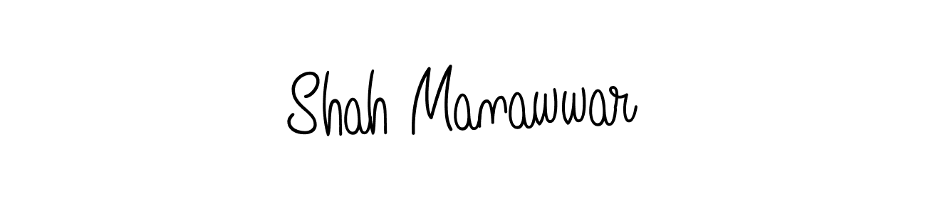How to make Shah Manawwar name signature. Use Angelique-Rose-font-FFP style for creating short signs online. This is the latest handwritten sign. Shah Manawwar signature style 5 images and pictures png