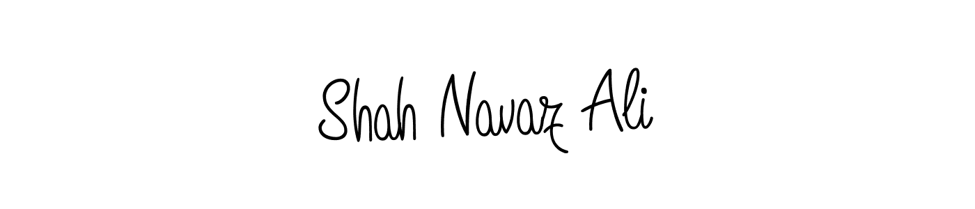 The best way (Angelique-Rose-font-FFP) to make a short signature is to pick only two or three words in your name. The name Shah Navaz Ali include a total of six letters. For converting this name. Shah Navaz Ali signature style 5 images and pictures png