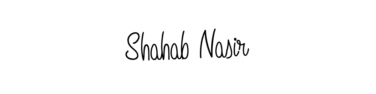 How to Draw Shahab Nasir signature style? Angelique-Rose-font-FFP is a latest design signature styles for name Shahab Nasir. Shahab Nasir signature style 5 images and pictures png