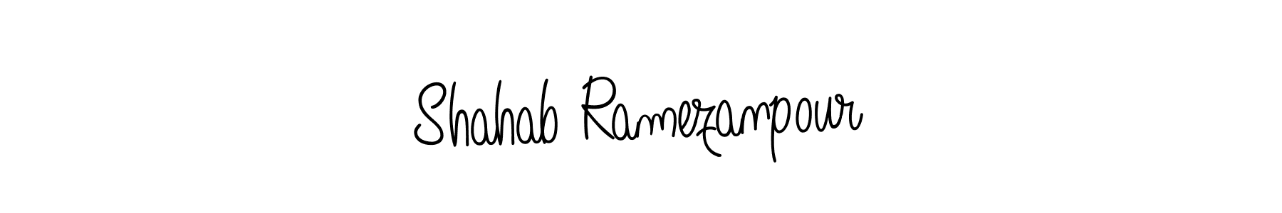 Similarly Angelique-Rose-font-FFP is the best handwritten signature design. Signature creator online .You can use it as an online autograph creator for name Shahab Ramezanpour. Shahab Ramezanpour signature style 5 images and pictures png