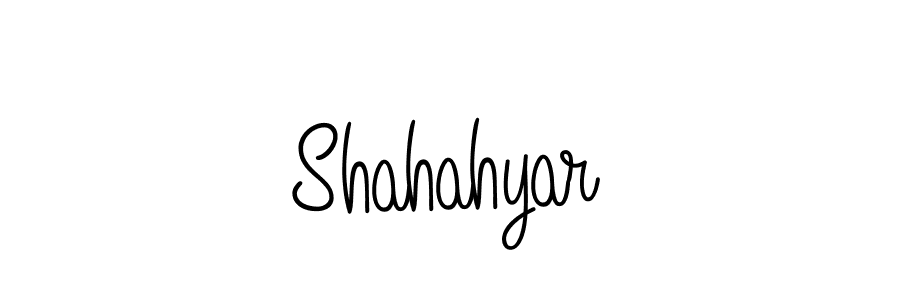 Make a beautiful signature design for name Shahahyar. With this signature (Angelique-Rose-font-FFP) style, you can create a handwritten signature for free. Shahahyar signature style 5 images and pictures png
