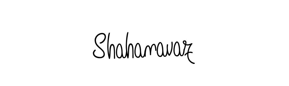 Make a beautiful signature design for name Shahanavaz. With this signature (Angelique-Rose-font-FFP) style, you can create a handwritten signature for free. Shahanavaz signature style 5 images and pictures png