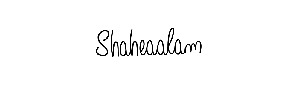 Make a beautiful signature design for name Shaheaalam. With this signature (Angelique-Rose-font-FFP) style, you can create a handwritten signature for free. Shaheaalam signature style 5 images and pictures png