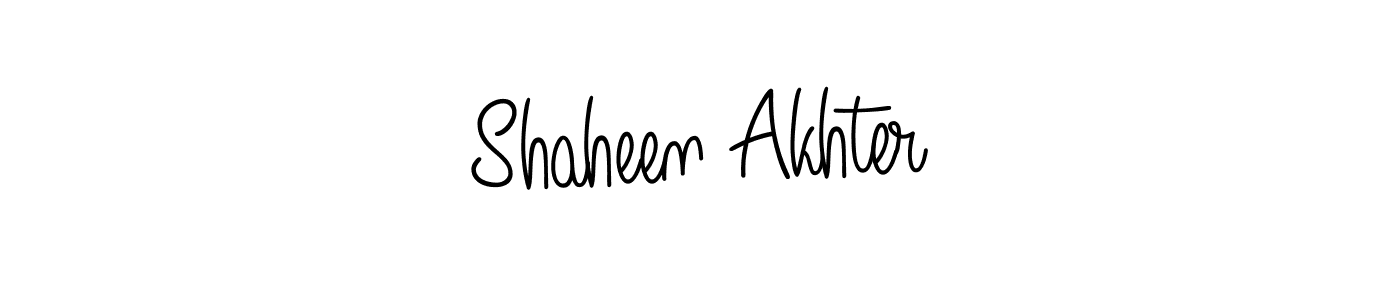 Shaheen Akhter stylish signature style. Best Handwritten Sign (Angelique-Rose-font-FFP) for my name. Handwritten Signature Collection Ideas for my name Shaheen Akhter. Shaheen Akhter signature style 5 images and pictures png