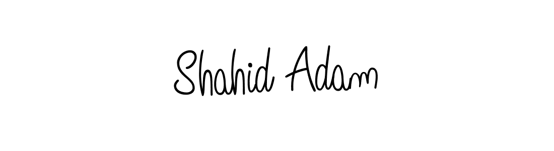 How to Draw Shahid Adam signature style? Angelique-Rose-font-FFP is a latest design signature styles for name Shahid Adam. Shahid Adam signature style 5 images and pictures png