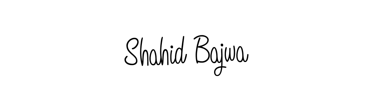 Design your own signature with our free online signature maker. With this signature software, you can create a handwritten (Angelique-Rose-font-FFP) signature for name Shahid Bajwa. Shahid Bajwa signature style 5 images and pictures png