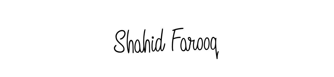 You should practise on your own different ways (Angelique-Rose-font-FFP) to write your name (Shahid Farooq) in signature. don't let someone else do it for you. Shahid Farooq signature style 5 images and pictures png