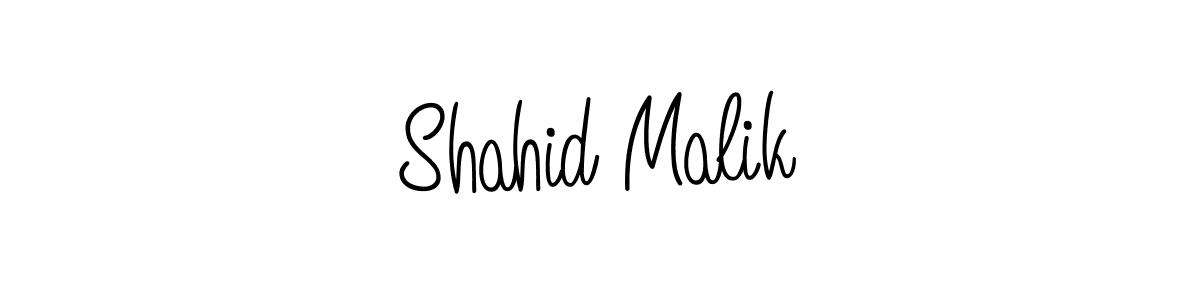 How to make Shahid Malik signature? Angelique-Rose-font-FFP is a professional autograph style. Create handwritten signature for Shahid Malik name. Shahid Malik signature style 5 images and pictures png