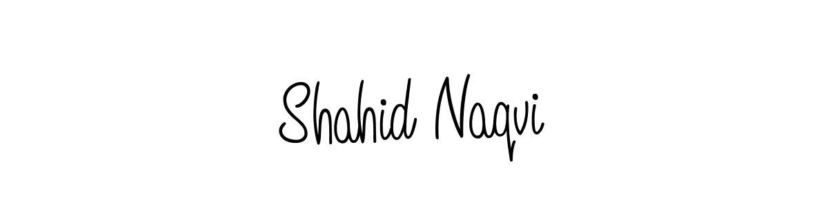 Design your own signature with our free online signature maker. With this signature software, you can create a handwritten (Angelique-Rose-font-FFP) signature for name Shahid Naqvi. Shahid Naqvi signature style 5 images and pictures png