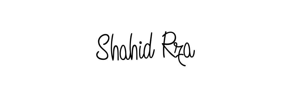 Create a beautiful signature design for name Shahid Rza. With this signature (Angelique-Rose-font-FFP) fonts, you can make a handwritten signature for free. Shahid Rza signature style 5 images and pictures png