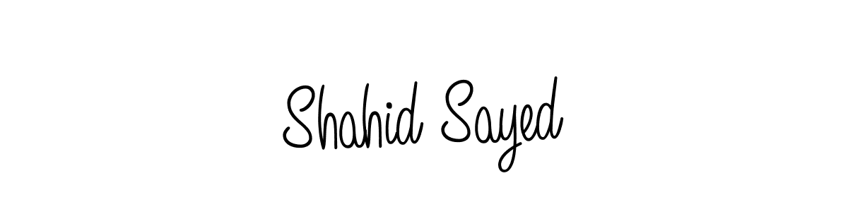 Check out images of Autograph of Shahid Sayed name. Actor Shahid Sayed Signature Style. Angelique-Rose-font-FFP is a professional sign style online. Shahid Sayed signature style 5 images and pictures png