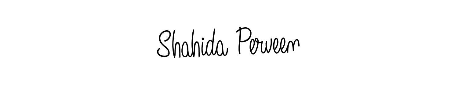 Also we have Shahida Perveen name is the best signature style. Create professional handwritten signature collection using Angelique-Rose-font-FFP autograph style. Shahida Perveen signature style 5 images and pictures png